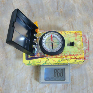Minibrújula profesional, regla de escala de mapa multifuncional para exteriores, campo, senderismo, Camping, brújula original - Product Image 5