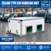 Unité de traitement d'air (UTA) refroidie par eau, combinaison refroidisseur d'air et moteur AC antidéflagrant, pour climatisation centralisée de grands bâtiments commerciaux