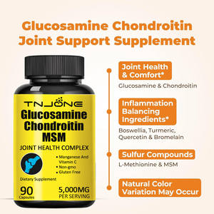 Üretici en iyi eklem takviyesi kondroitin sülfat MSM takviyesi zerdeçal hapları Organ glukozamin kondroitin kapsüller - Product Image 2