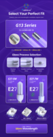 Ampoules LED UV de remplacement 365nm 395nm 7w 10w T8 Tube LED UVA pour la lutte antiparasitaire contre les insectes, les mouches et les moustiques