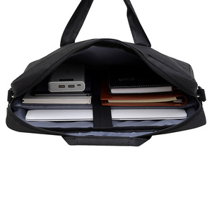 Sac pour ordinateur portable en tissu Oxford 15,6 pouces, antichoc, rembourré, gris, sacoche pour ordinateur portable, sac à bandoulière pour homme et femme - Product Image 5