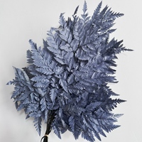 Feuillage séché d'Arachniodes coloré et préservé |   Plantes artificielles vertes pour la décoration d'hôtel et de maison |   Arrangements de table Décoration de mariage 45cm