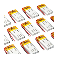 Prix Usine 401230 Cellule Pouch Ultra Mince 3.7 V Batteries Lithium Polymère 120mAh 500 Cycles pour Station de Recharge Portable