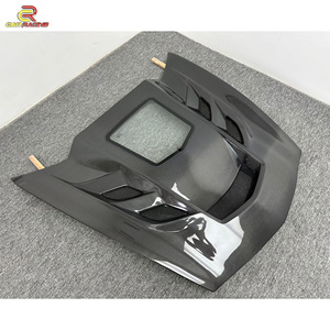 KR-1 stile lucido fibra di carbonio cofano anteriore <span class=keywords><strong>auto</strong></span> con vetro per Chevrolet <span class=keywords><strong>Corvette</strong></span> C7 Z06 carbonio cofano <span class=keywords><strong>auto</strong></span> kit di copertura del motore <span class=keywords><strong>auto</strong></span> - Product Image 2