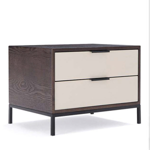 <span class=keywords><strong>Table</strong></span> <span class=keywords><strong>de</strong></span> chevet en bois à serrure exquise nouveau Style <span class=keywords><strong>table</strong></span> <span class=keywords><strong>de</strong></span> chevet intelligente pour chambre principale petit Simple moderne - Product Image 4