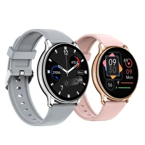 Y33 Bt5.0 Waterproof Smart Watch Full Screen Touch Display Fashionable Android Iso Compatible Heart Rate Monitor Talk Function