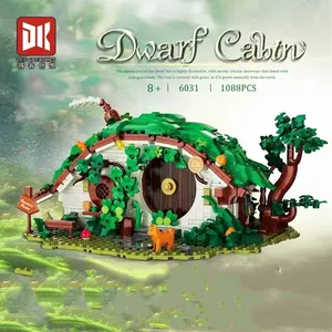 DK 6031 Nuovo Modello MOC Casa delle <span class=keywords><strong>Nani</strong></span>, Kit di Costruzione Fai-da-Te con 1088 Pezzi, Giocattoli e Regali - Product Image 2