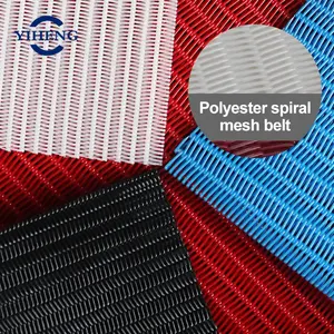 Non-woven mesh belt melt blown equipment forming conveyor belt highly breathable polyester sludge filter plastic spiral mesh