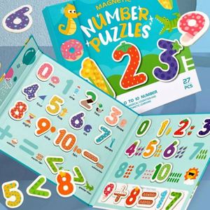 Kids Educational Book Early Learning Numbers Math Addition Subtraction Magnetic <b>Puzzle</b> - Product Image 1