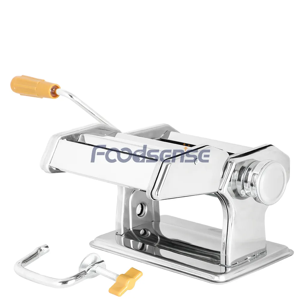 Máquina Manual de rodillo para hacer Pasta, cortador de fideos divididos, enrollador de espesor ajustable para uso doméstico y cocina