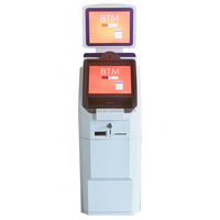 Nouveau kiosque en libre-service de la marque XTD, équipé de RFID, guichet automatique bancaire, double écran tactile capacitif de 19 pouces, processeur Intel Core I5, accepteur de billets, Windows