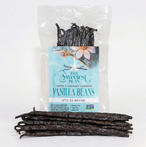 Les fèves de vanille les plus sucrées, qualité A, fraîches, d'Ouganda, 25 unités, brutes, Bourbon Planifolia - Product Image 1