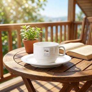 Hot Sales White Color <strong>Plastic</strong> Melamine <strong>Tea</strong> Coffee Cup <strong>Set</strong> - Product Image 3