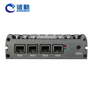 Pas cher <span class=keywords><strong>Celeron</strong></span> J1900 <span class=keywords><strong>J4125</strong></span> 4*2.5G Lan bureau Nano ordinateur hôte Quad Core X86 Linux routeur industriel sans ventilateur pare-feu Mini PC - Product Image 4