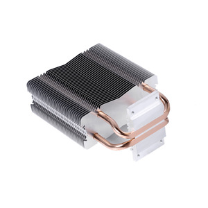 Custom Copper Aluminum Heatsink 2 Heat Pipes For Processor Cooling <b>M3</b> M4 <b>Screw</b> Mount - Product Image 1