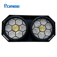 Luz Cegadora LED COB de 2 Ojos a Todo Color de 200W WW+RGB, DMX512 para DJ, Club, Conciertos, Eventos, Teatro, Escenarios, Bodas
