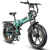 RS-A02 SAMEBIKE 25km/jam 250W1200D 48V 17ah 20 inci lipat ban besar suspensi listrik sepeda lemak Ebike dengan kinerja yang baik