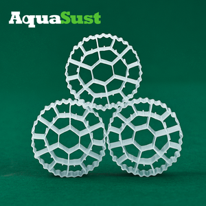 아쿠아서스트 바이오필름 필터 캐리어 바이오 미디어 무빙베드 바이오필름 반응기 <span class=keywords><strong>MBBR</strong></span> 37 버진 플라스틱 500L/시간 처리용 - Product Image 5