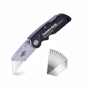 Ensemble d'outils multifonctions industriels pour le bricolage Couteaux de rasoir en acier inoxydable pliants en vrac robustes Coupeur de papier OEM personnalisable 18mm 5 - Product Image 3