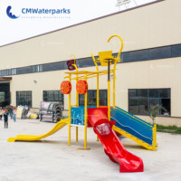 Toboggan aquatique en fibre de verre pour enfant et adulte, équipement de parc aquatique, Offre Spéciale