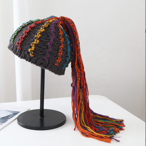 Personnalisé Unisexe Rasta Hiver Coloré Chaud Crochet Dépouillé Dreadlock Drôle Bonnet Bonnet Casquettes - Product Image 6