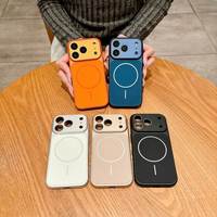 Étui de téléphone magnétique sans fil de haute qualité pour iPhone 17 Pro Max 16 15 14 13 avec protection d'objectif – Accessoires de téléphone