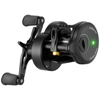 Moulinet de pêche Baitcasting à profil bas avec frein électronique DC, 5+1BB, rapport de transmission 7.2:1, pour eau salée et eau douce, gaucher/droitier
