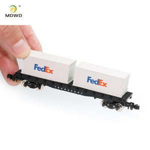 Modello N 1/160 di Veicolo da Trasporto, Treno Portacontainer con Pianale, Modello Ferroviario per Scene in Scala, <span class=keywords><strong>Hobby</strong></span> Fai-da-Te - Product Image 1