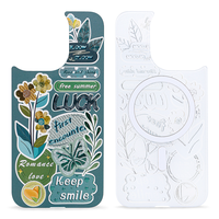 Coque arrière magnétique pour téléphones mobiles Antichoc Transformation rapide des motifs Logo personnalisable Étuis pour téléphones portables gratuits
