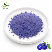 Poudre de fleur de pois papillon bleue séchée, soluble dans l'eau, de qualité alimentaire, en pot Mason, en bouteilles, en fûts, en contenants en verre, en plastique