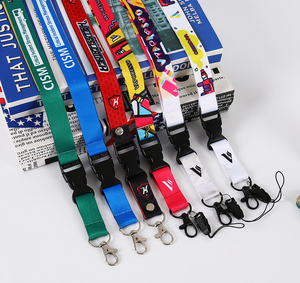 New Arrival mẫu miễn phí khuyến mại giá rẻ tùy chỉnh Polyester PVC thăng hoa dây buộc cổ nylon dây với logo - Product Image 5