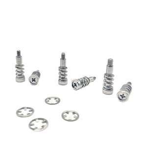 สกรูระบายความร้อนที่<span class=keywords><strong>โหลด</strong></span>จากแผงระบายความร้อน ISO9001เคสคอมพิวเตอร์ชุบนิกเกิลพร้อมสปริงใบรับรอง - Product Image 2