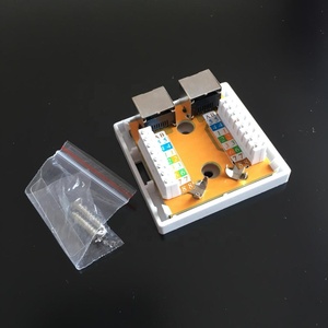 RJ45 Shielded Dual Port Cat.6 Mạng Bề Mặt Núi Box - Product Image 5