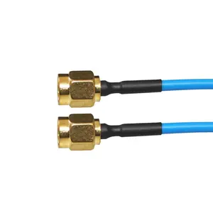 PTFE Equipment Custom RG405 Communication Cable N Male To N Female High Performance RG405 Cable Assembly