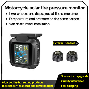 Monitor de Presión de Neumáticos de Motocicleta Combinado con Pantalla Digital, Detector Inalámbrico Externo de Presión de Neumáticos de Motocicleta - Product Image 2