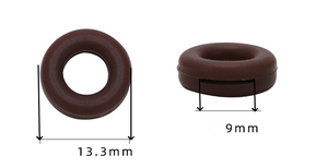 편안한 실리콘 소프트 안경 액세서리, 둥근 모양의 미끄럼 방지 이어훅 및 템플 팁, 유리 소재, 안전한 그립 - Product Image 6