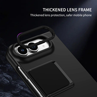 Nouvelle arrivée : Étui pliable pour iPhone Duo, support réglable à double angle, coque rigide antichoc robuste, protection pour téléphone portable