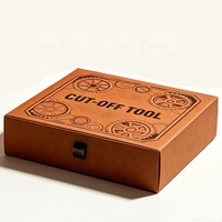 Boîtes cadeaux carrées personnalisées haut de gamme en matériaux recyclés, imprimées en offset, réutilisables et portables, pour outils de séparation