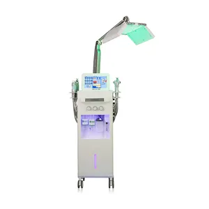 Mesin dermabrasi hidra 14 in 1, mesin perawatan kulit RF kecantikan wajah mikrodermabrasi dengan masker oksigen