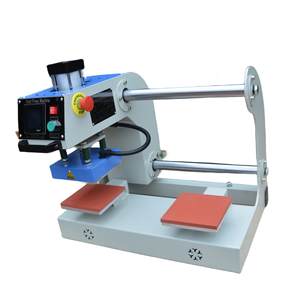 सिलिकॉन एम्बूसिंग टी-शर्ट गर्मी प्रेस मशीन डबल आयरन स्वचालित लोगो मुद्रण के लिए न्यूमेटिक प्रेरित - Product Image 4