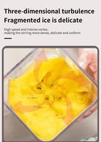 Professionnel 1.8L Commercial 110V 220V Silencieux Commercial Heavy Duty Sound Proof Blender Numérique High Speep Smoothie Blender
