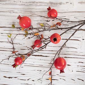 Branches artificielles de grenade CallaFloral en mousse rouge pour décoration de mariage et de maison, 24 pouces - Product Image 3