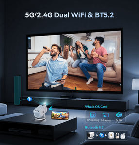 Proyector LED Ligero de 356g con Batería Integrada, Android 13, Múltiples Aplicaciones para Entretenimiento en el Dormitorio y al Aire Libre - Product Image 3