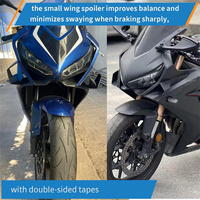 Ailerons latéraux de moto, ailerons aérodynamiques, spoiler de force descendante, garniture de carénage pour HONDA CB650R CBR650R 2019-2023