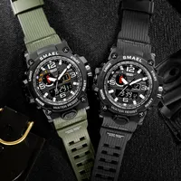 SMAEL ผลิตภัณฑ์ใหม่1545D กีฬานาฬิกาควอตซ์กันน้ำอนาล็อกนาฬิกาดิจิตอล