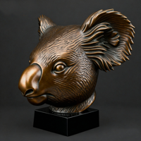 Buste de coq, statue d'animal, buste pour la décoration de la maison