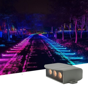 3W Outdoor Waterproof RGB Landscape Underground Light 24V LED Wall Light Jardin <span class=keywords><strong>Terrasse</strong></span> Plancher en <span class=keywords><strong>bois</strong></span> Escalier Accoudoir Spot - Product Image 1