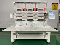 Machine à broder à grande vitesse YunFu USA Warehouse, 3 têtes, 12/15 aiguilles, pour débutants