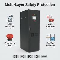 Unité de distribution de refroidissement liquide (CDU) pour rack 400-800 kW, pour centre de données IA, HPC, cluster GPU, avec contrôle intelligent PLC, certifiée CE UL