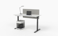 Table de bureau intelligente électrique moderne personnalisée bureau motorisé debout réglable en hauteur avec fonction assis-debout meubles en métal